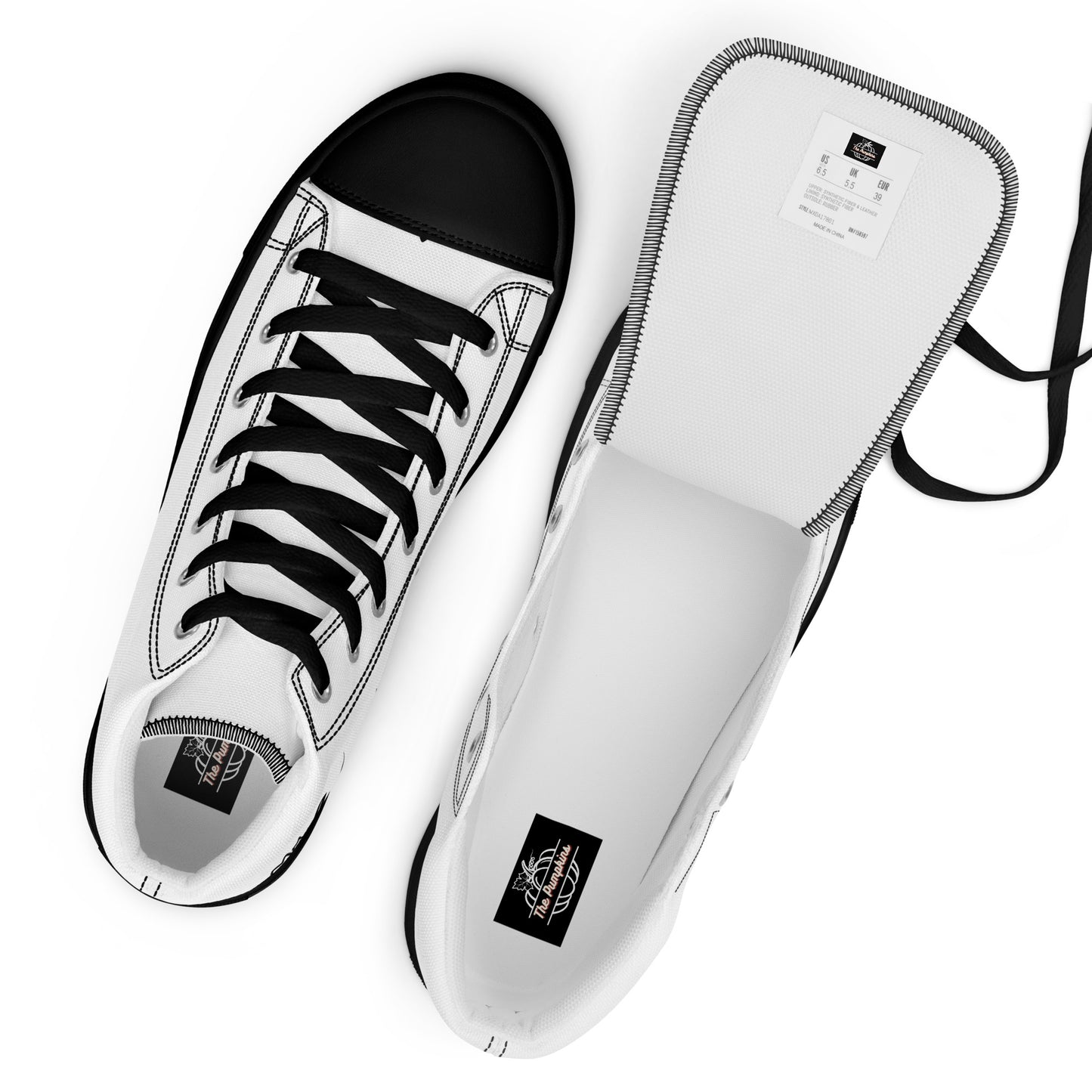 Women’s high top canvas shoes